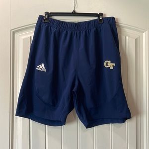 Adidas Georgia Tech athletic shorts
